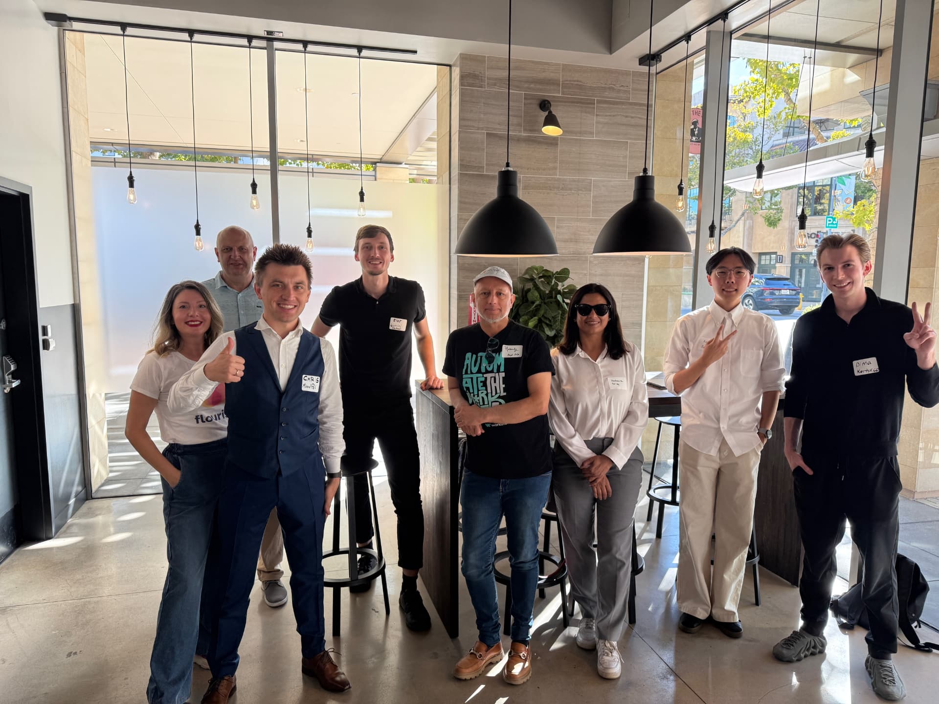 Founders group photo at the August 21st Founders Gatherings in Palo Alto