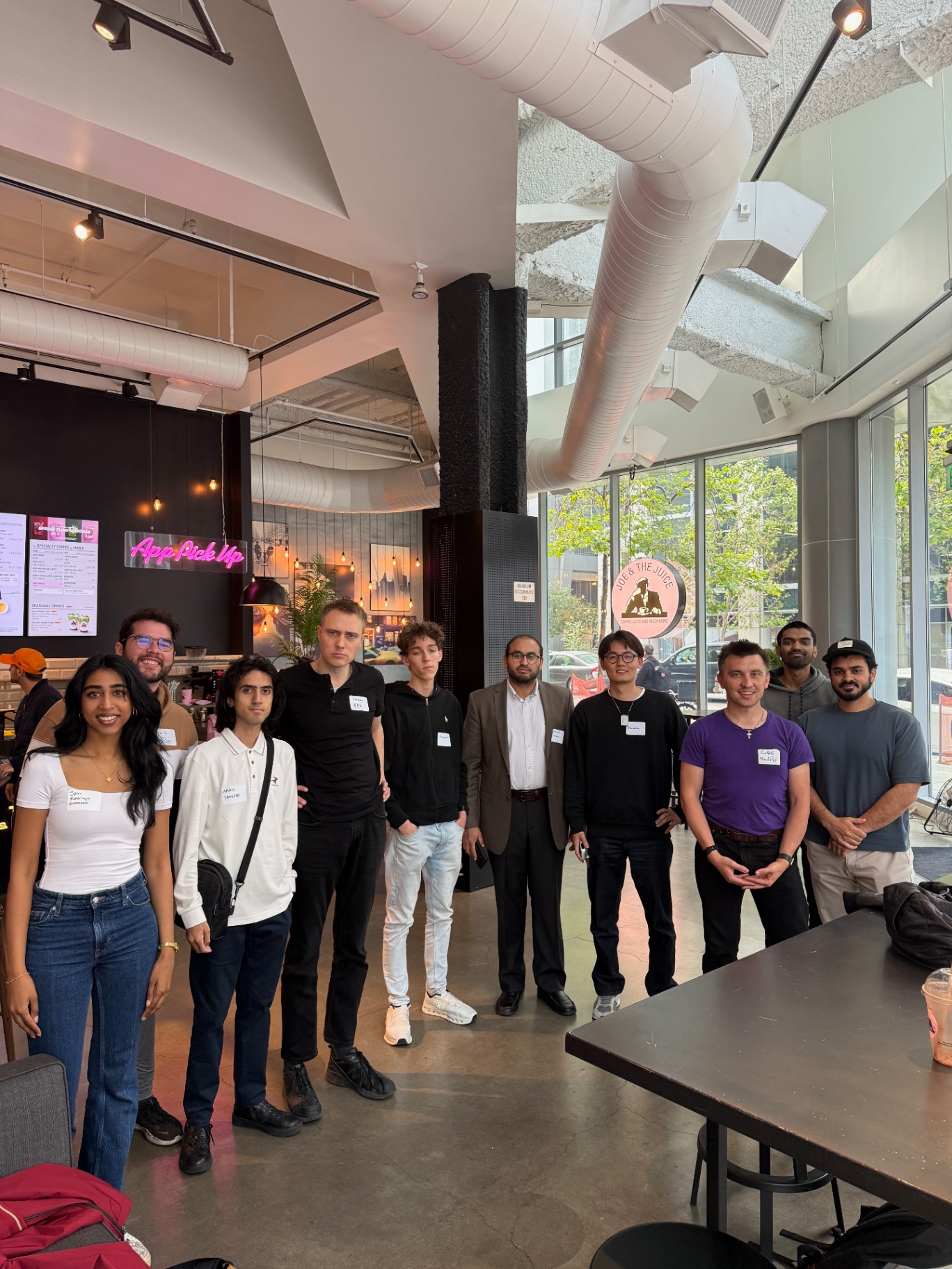 Founders lined up for a group photo