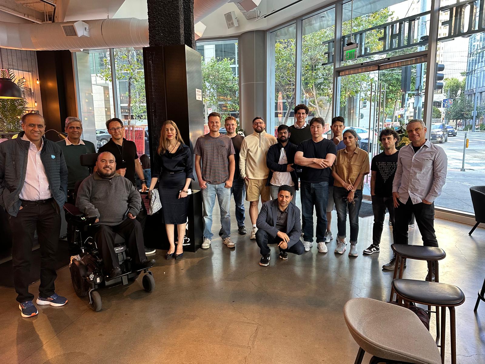 Founders group photo at the July 10th Founders Gatherings event